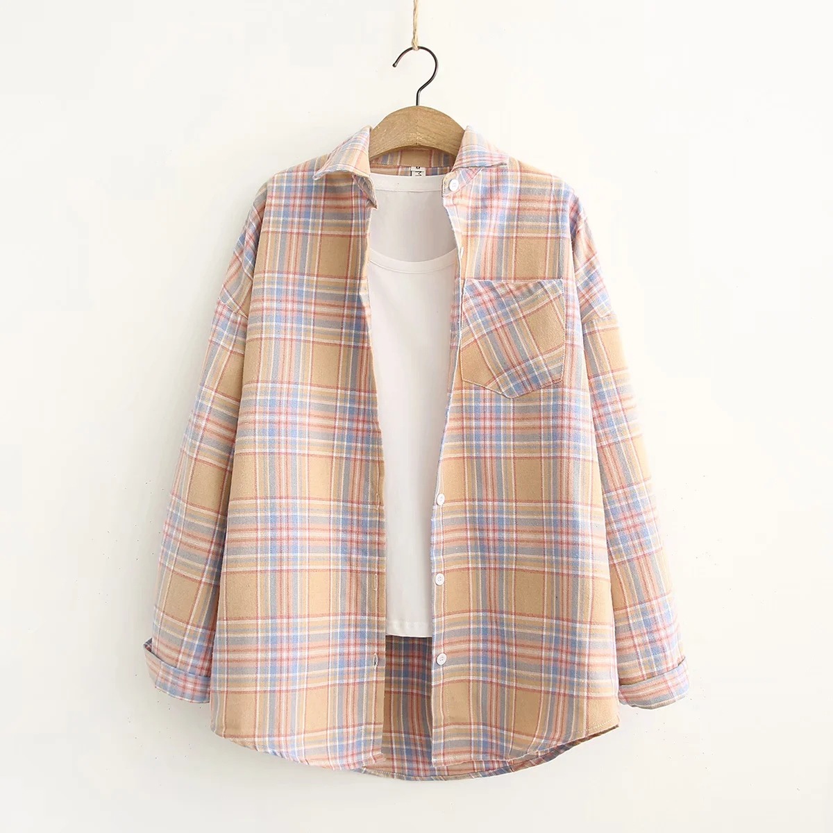 Title 1, New Loose Long-sleeved Bottoming Shirt Jacket