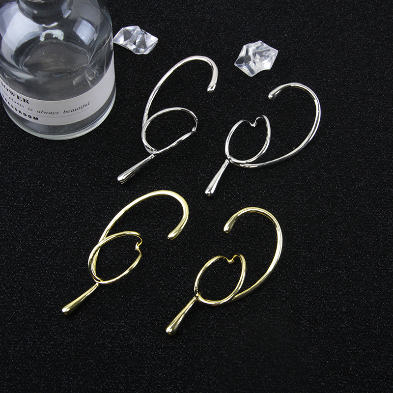 New Fashion Gold Metal Ear Cuff Earrings Without Piercing Geometric Cartilage Earrings Jewelry