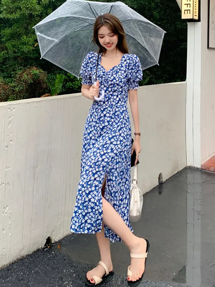 Floral Skirt Summer French Gentle Style Temperament