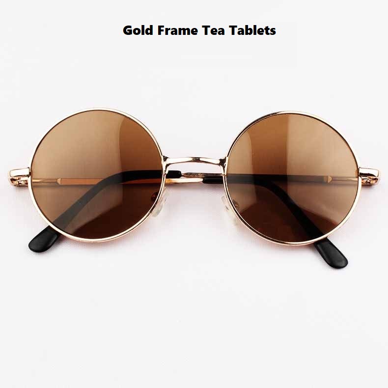 Golden frame tea