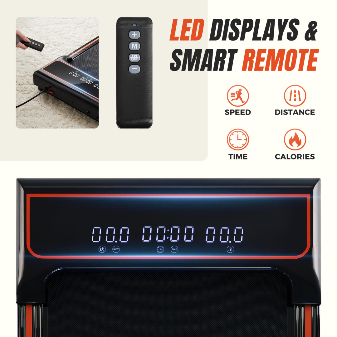 Walking Pad Treadmill - Compact & Portable Walking Pad, Quiet Operation, Adjustable Speed Settings - Image 3