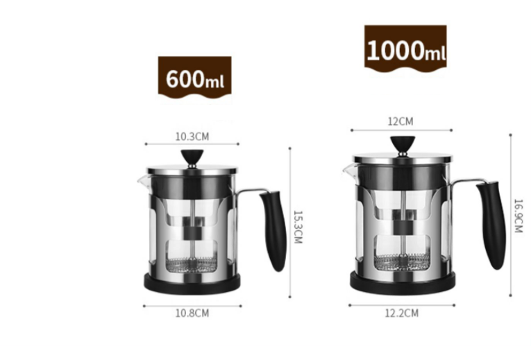 Title 1, French Press Coffee Pot