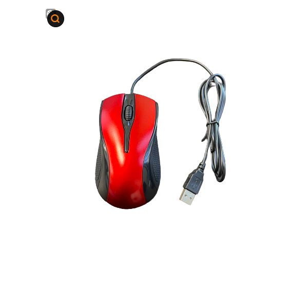 USB 2.0 Optical Wired Scroll Wheel Mouse For PC Laptop Noteb