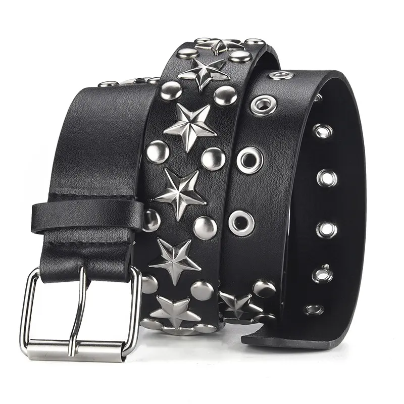 Fashion Needle Buckle Versatile Punk Style Belt for Women