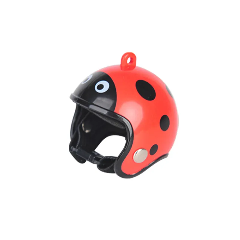 Funny Bird Hat Protect Chicken Headgear - Red Ladybug