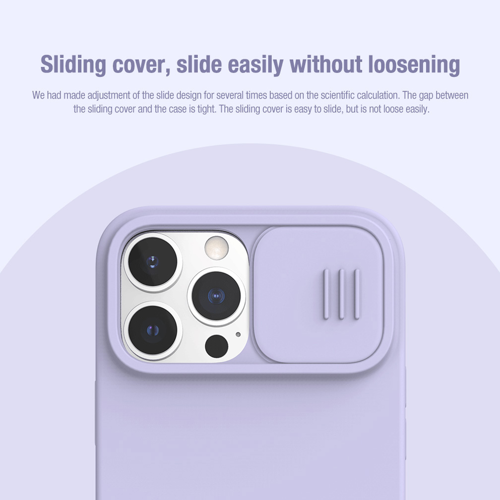 Silicone Slide-cover Mirror Guard Magnetic Phone Case