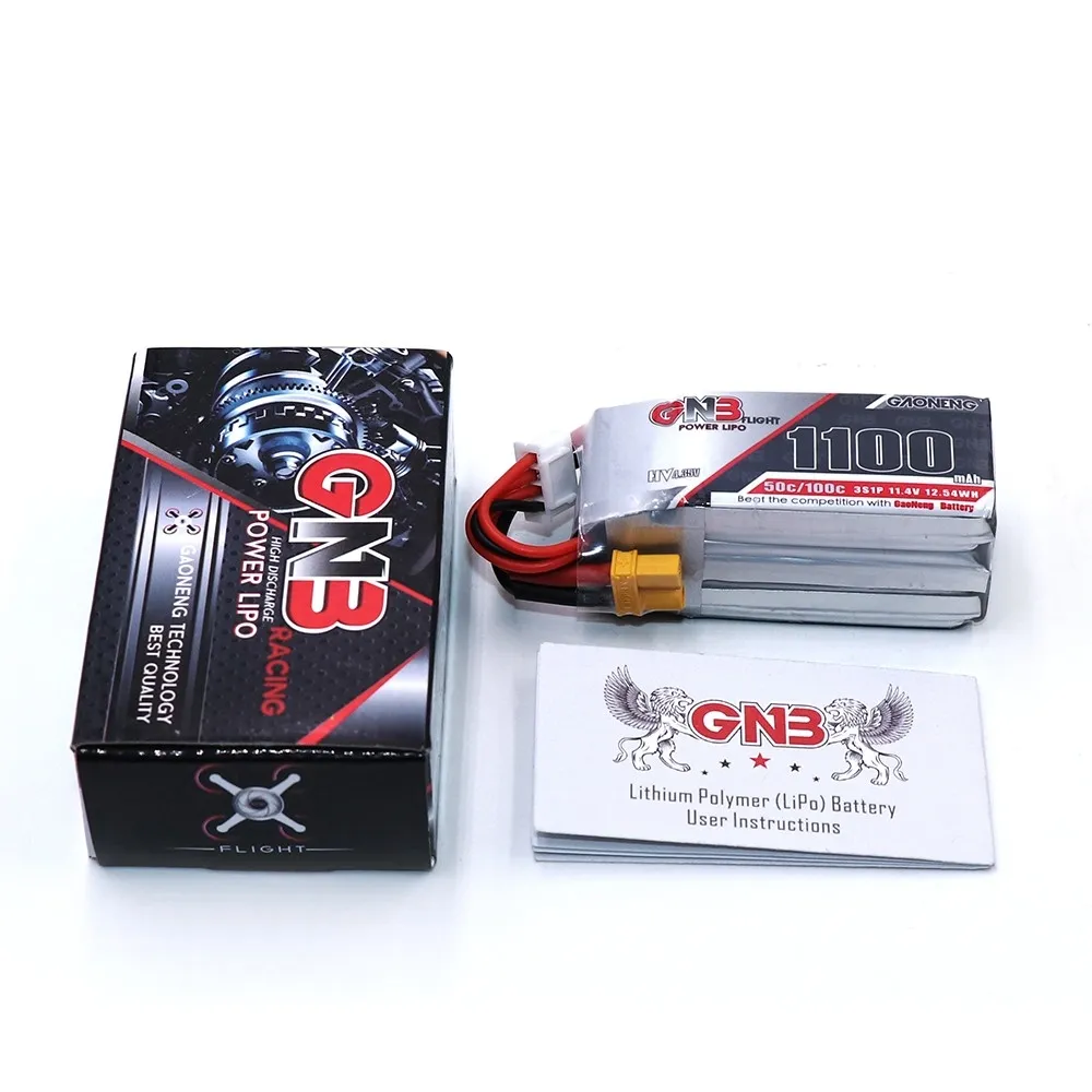 1100MAH 3S 11.4V HV UAV Model Quad