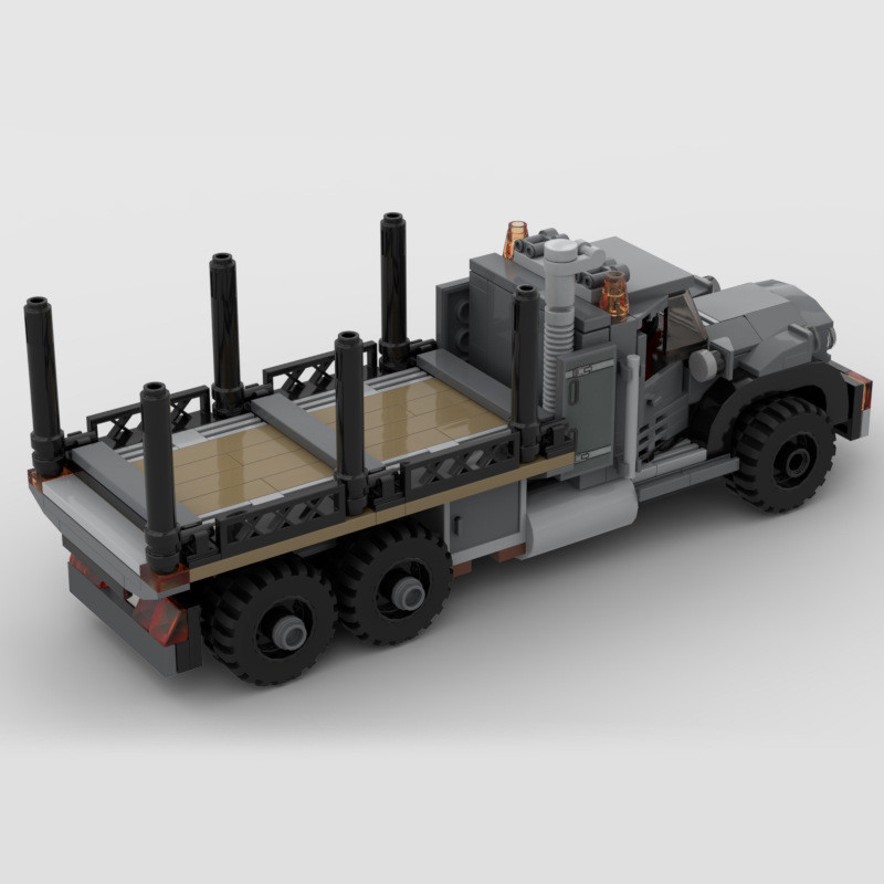 Camion Bûcheron à Assembler — Maquette Rétro en Blocs (316 pièces) 5