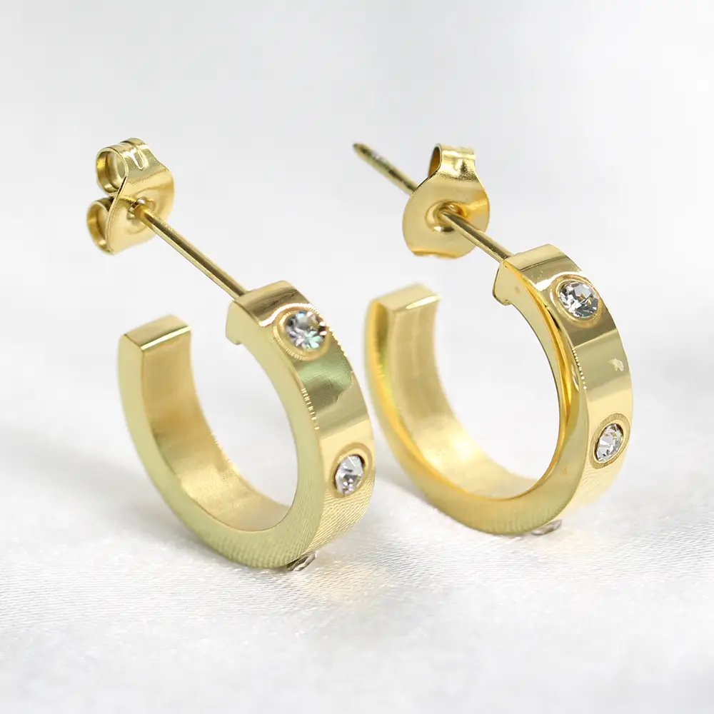 Creative Titanium Steel Personalized Earrings Stainless Steel