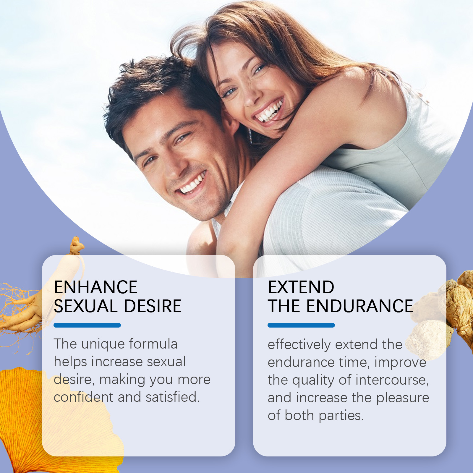 Men Vitality Intimate Spray With Epimedium, Ginseng & Maca Root Extracts, Enhance Stamina & Intimate Pleasure