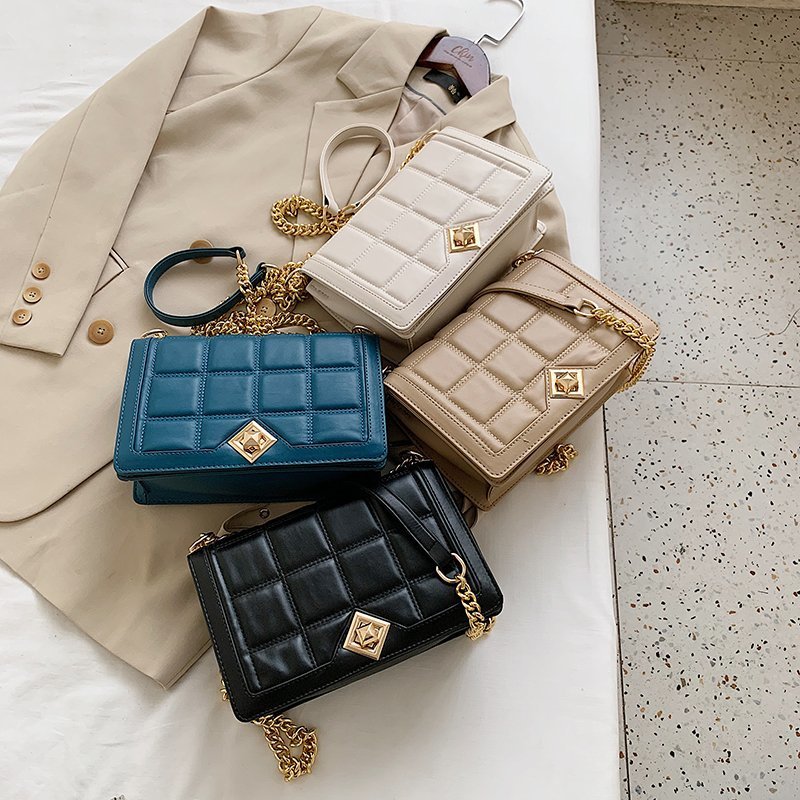 One Shoulder Chain Small Square Bag Crossbody