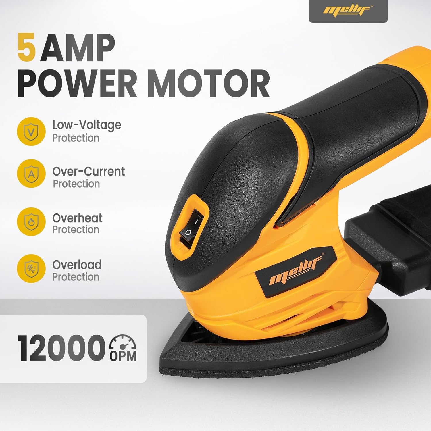 Cordless Detail Sander Compatible With 20V MAX Battery Tool Only, 12000 Rpm — image 3
