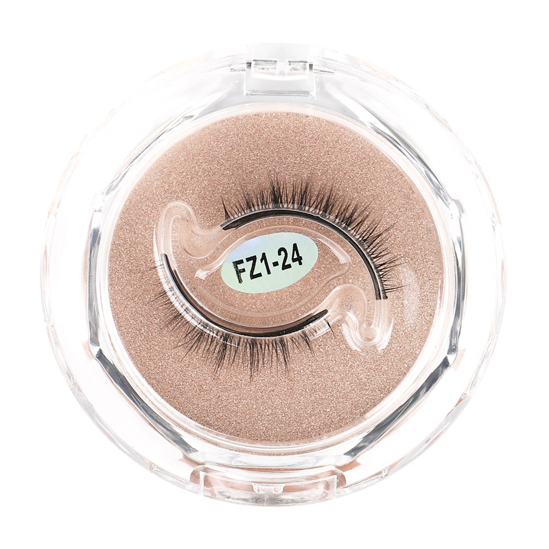 New Temperature Sensing Glue Free Self Adhesive Pair Of Eyelashes Fz124 - Shop at LoveMi