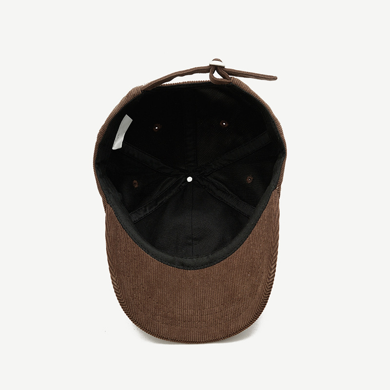 Men And Women Fashion Wide Eaves Corduroy Baseball Hat