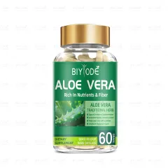 GMP COA Certified Factory Aloe Vera Leaf & Latex Capsules Supply - Customised - View 1