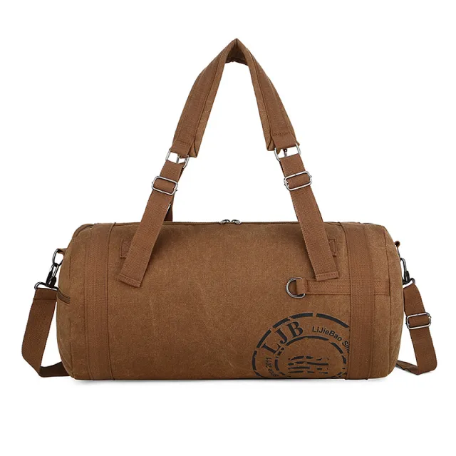 Large capacity Canvas Three purpose Multifunctional Travel Bag Brown - Shop at LoveMi