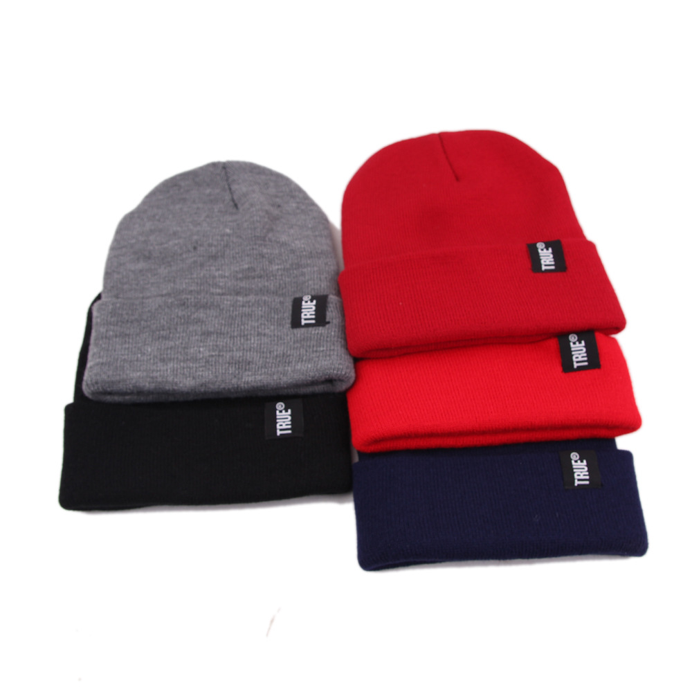 True Autumn And Winter Warm Knitted Label Knitted Hat