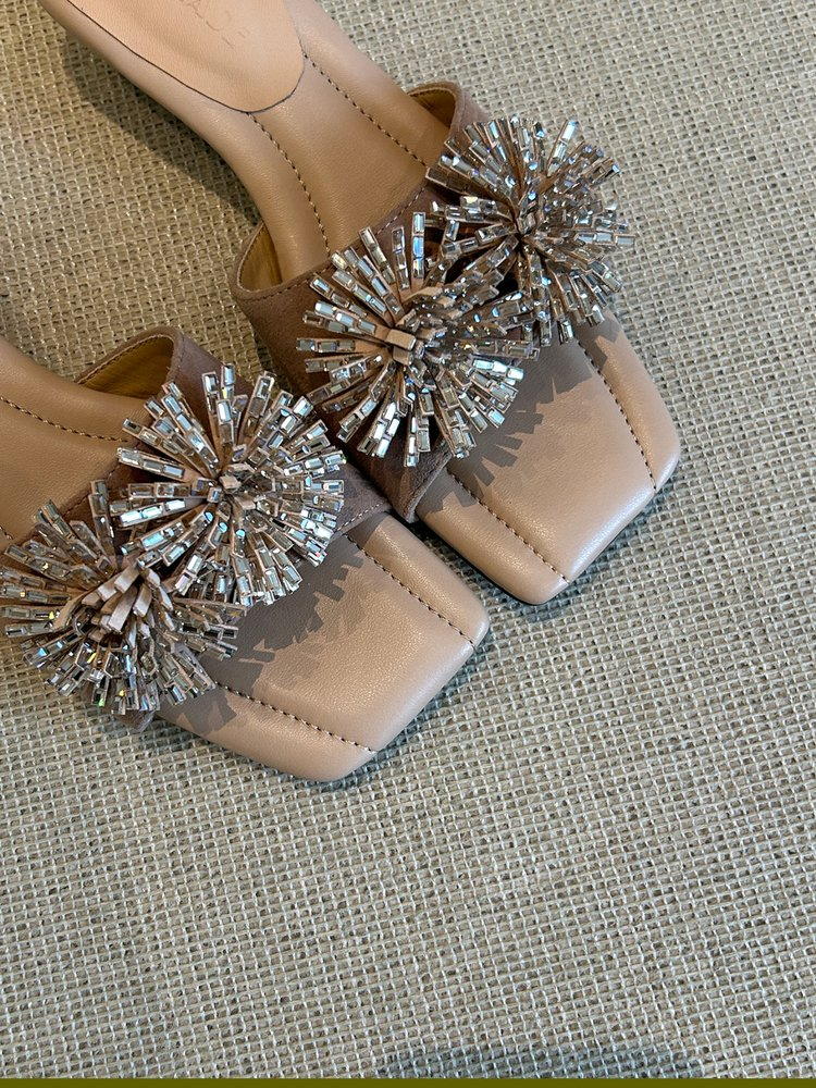 Square Toe Slide Sandals, picture 4 of 5