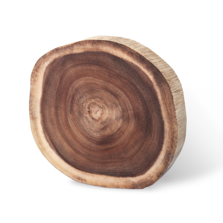 Title 5, Round double-sided log cutting board