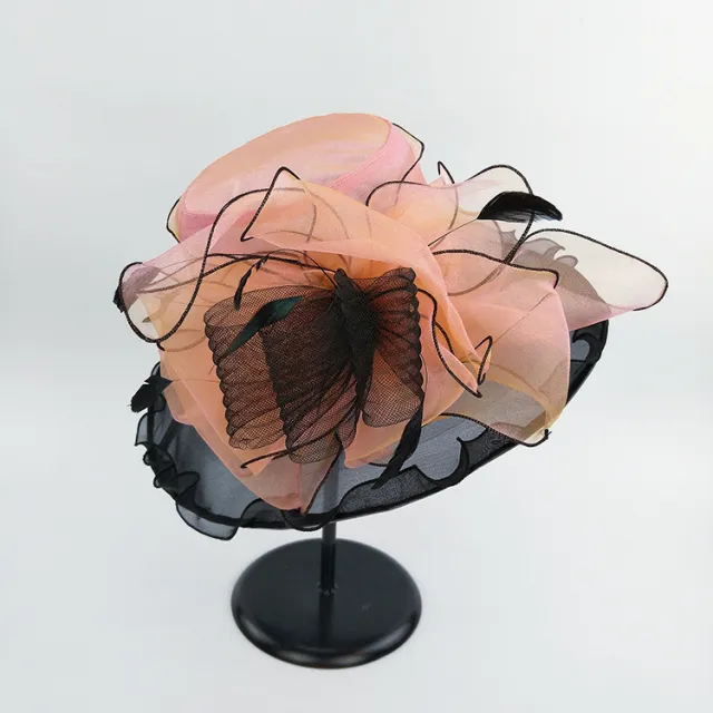 Fashion Sunscreen Mesh Sun Hat With Large Brim Shade Orange - Shop at LoveMi