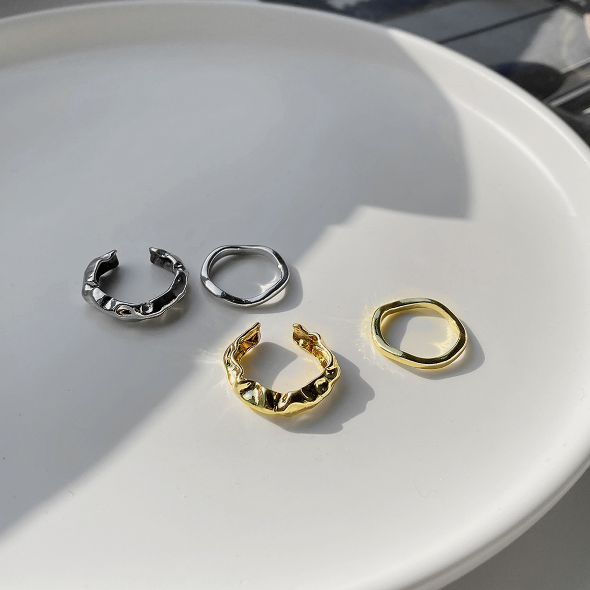 European And American Simple Niche Design Sense Ring Female Personality