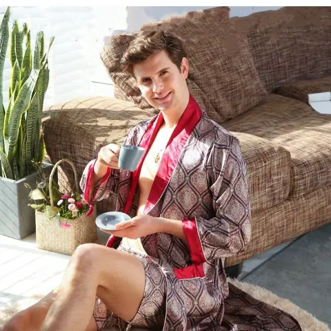 Men's Loose and Comfortable Printed Pajamas Loungewear