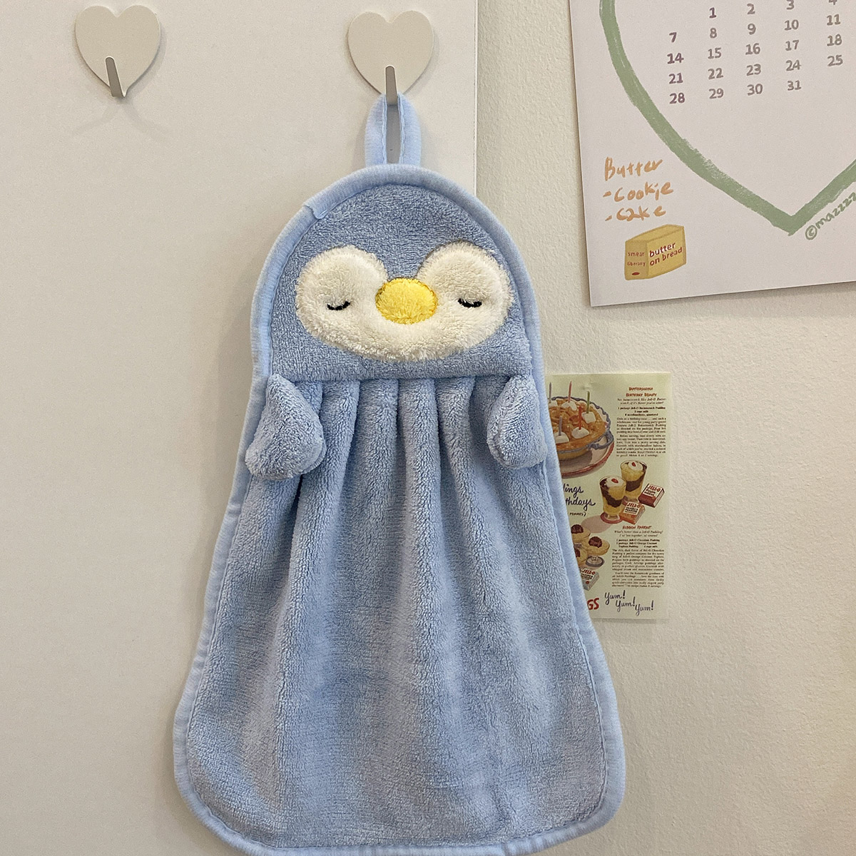 Blue penguinsmall towel