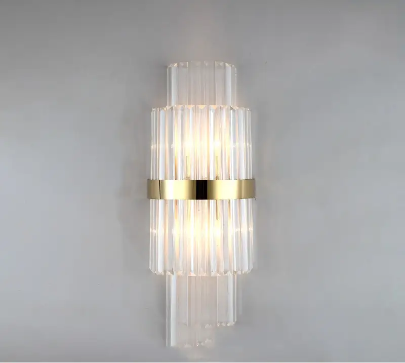 Modern Living Room Light Luxury Crystal Creative Wall Lamp