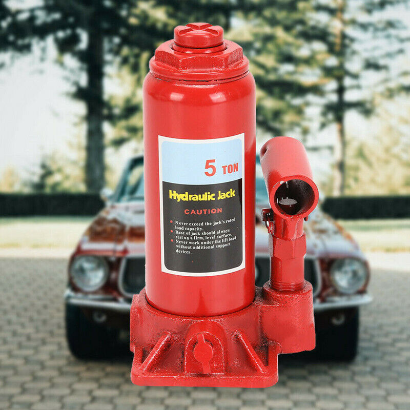 5 Ton Bottle Jack Heavy Duty Hydraulic Lifting Ram Car Van Boat Truck Caravan UK