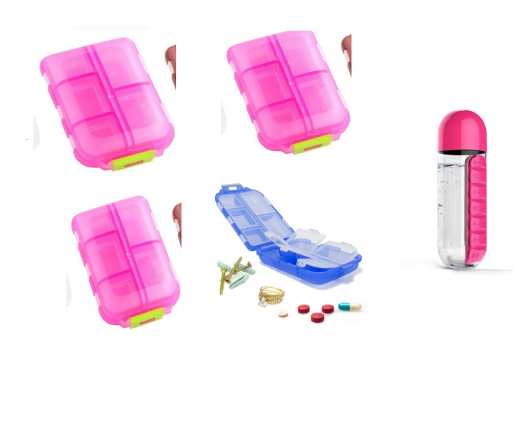 Travel Pill Organizer 10 Grid  Moisture Proof Pills Box For Pocket Purse Daily Pill Case Portable Medicine Vitamin Holder Container - Image 7