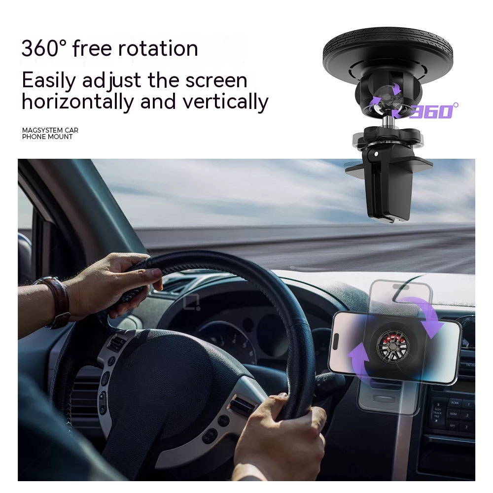 Car Vent Hub Magnetic Ring Bracket - Image 6
