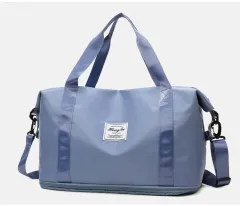 Fashionable And Simple Oxford Cloth Luggage Bag - Blue - View 1
