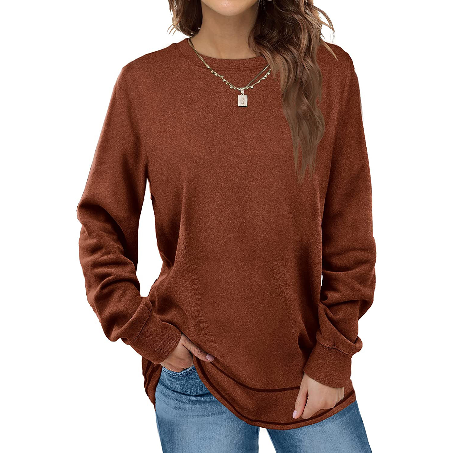 Title 3, Sweatshirt Crew Neck Long Sleeve Shirt