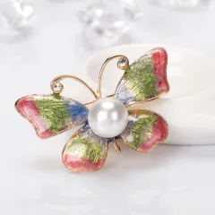 Japanese And Korean All Match Butterfly Brooch - Butterfly - View 1