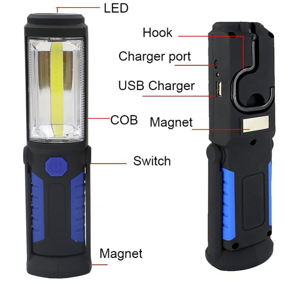 Rechargeable Auto Repair Light Emergency Multi-function - 3