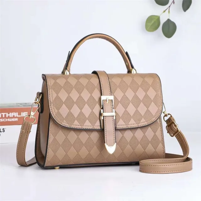 Women's Fashion Casual Large Capacity Shoulder Crossbody Bag Khaki - Shop at LoveMi