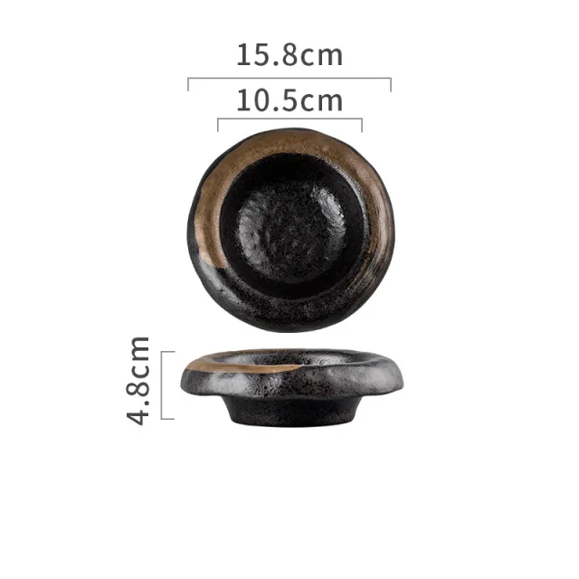 Ceramic Bowl Sashimi Creative Stone Household Supreme Pole - Shop at LoveMi