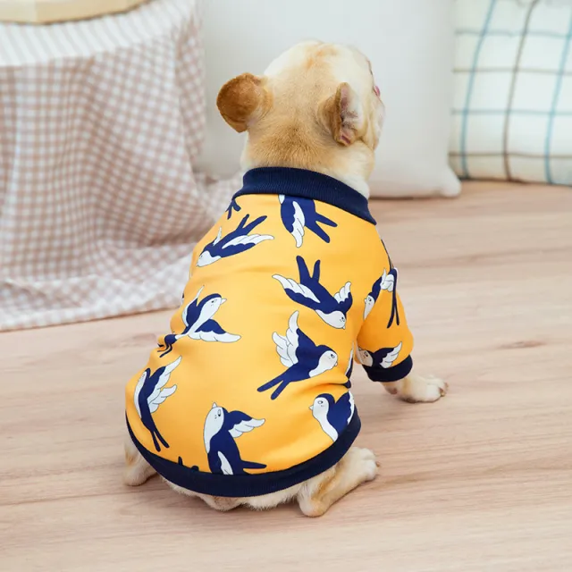 Pet Dog Clothes Return To Yan Bullfighting Sweater Yellow - Shop at LoveMi