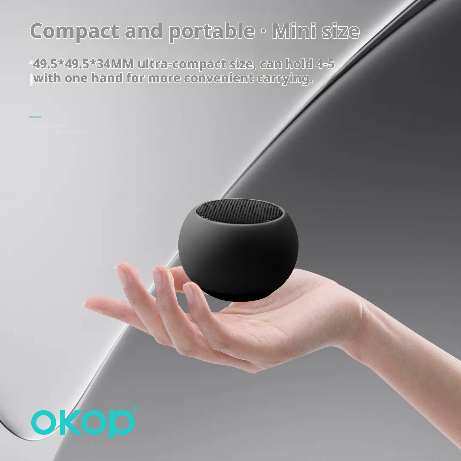 KP-579 Hot-selling Macaron-style Bluetooth Speaker Mini Portable Outdoor Speaker With Powerful Bass High Volume And TF Card Support 4