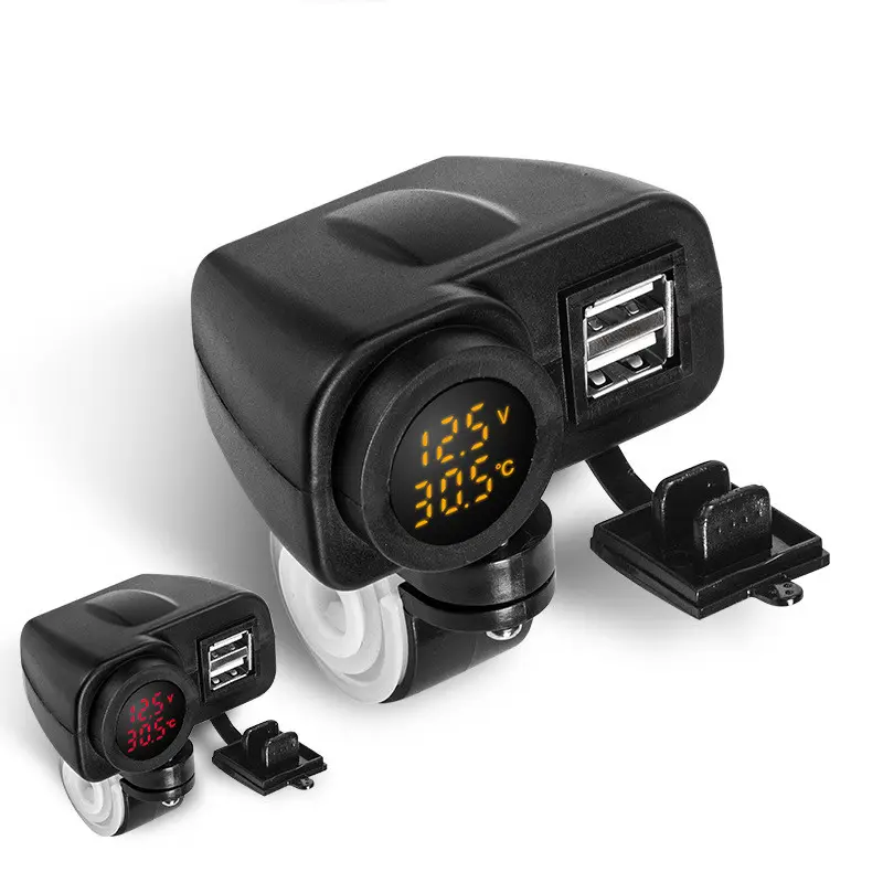 Motorcycle Car Mobile Phone Charger Waterproof with Switch