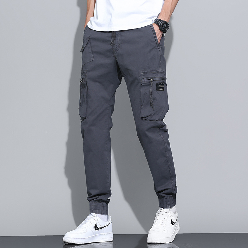 Title 3, Japanese Tooling Trend Nine-point Pants for Men...