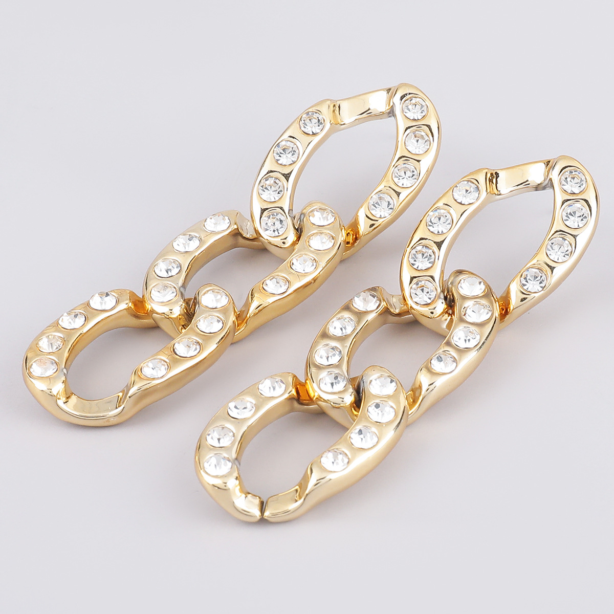 Oval CCB Diamond Acrylic Earrings Women