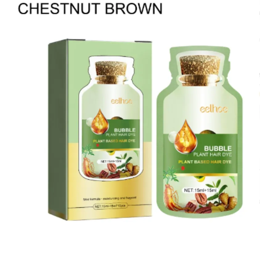 Gentle Plant Lazy Bubble Hairdressing Agent - Brown