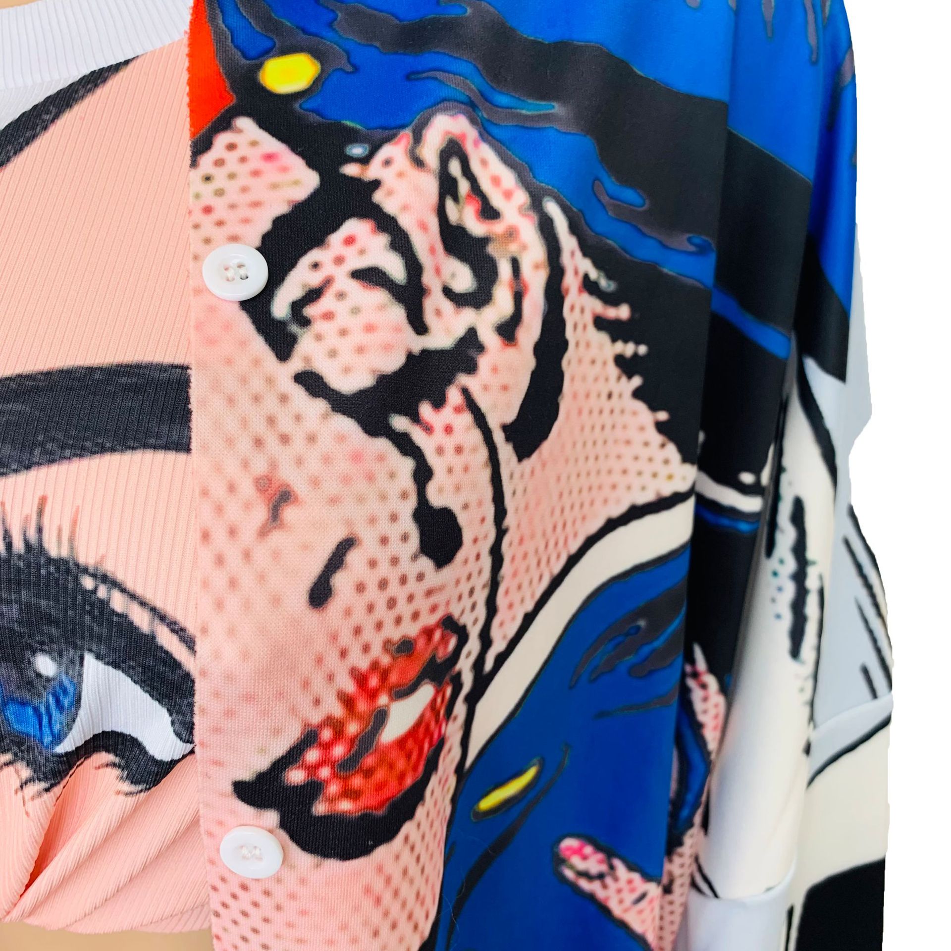 European And American Women's Printed Pants Trend Two-piece Set