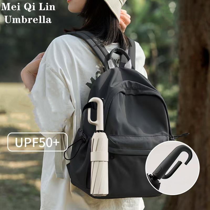 Fully Automatic Foldable Travel Umbrella  Lightweight, Windproof, Portable, Black Sun Rain Use, Auto Open Close,Self-pickup Only. image 13