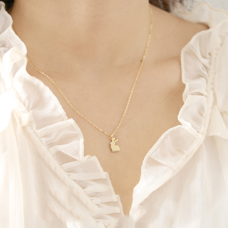 Well-behaved Little Rabbit Necklace Female Wild Clavicle Chain