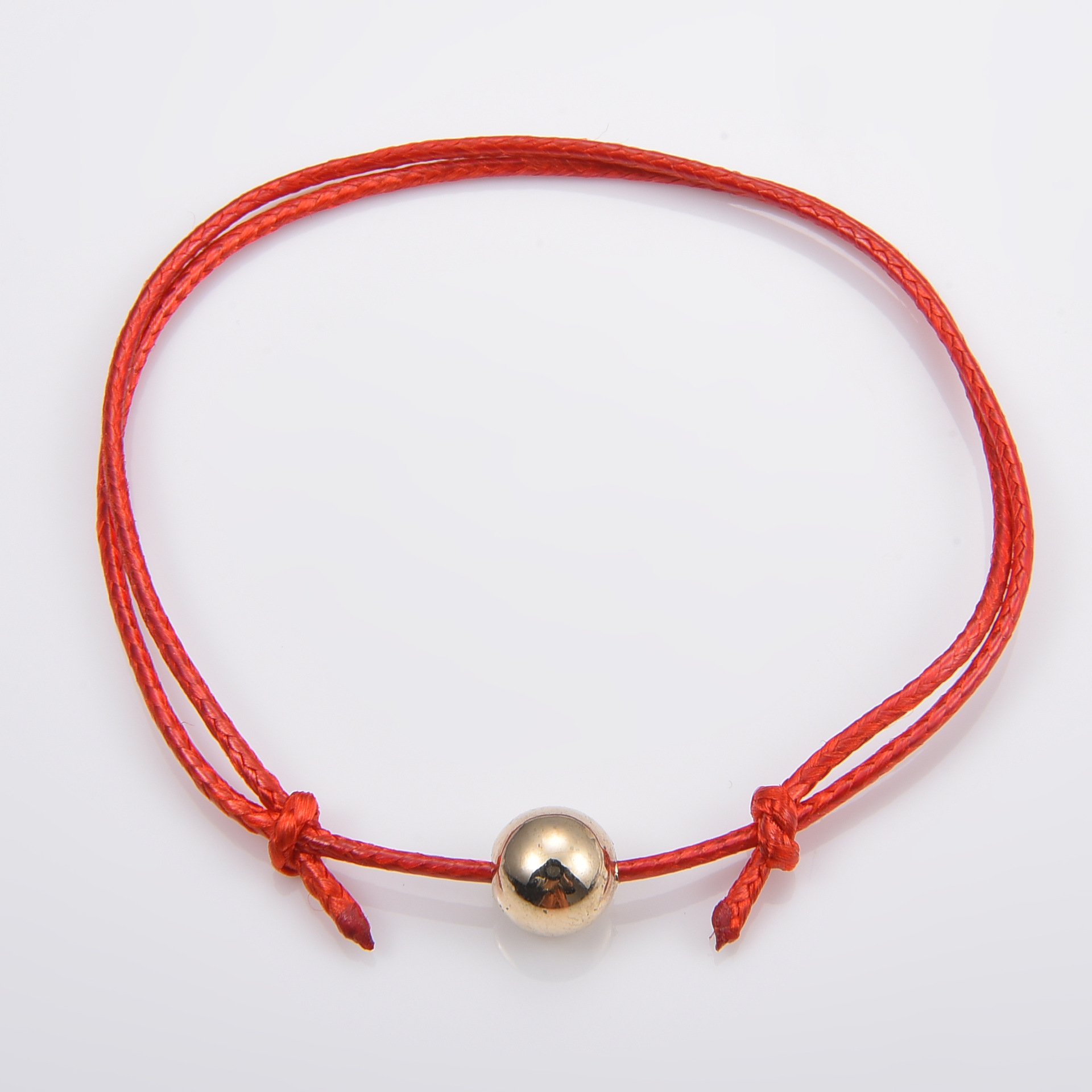 Waterproof Wax Wire Alloy Peach Heart Hand-woven Bracelet For Women