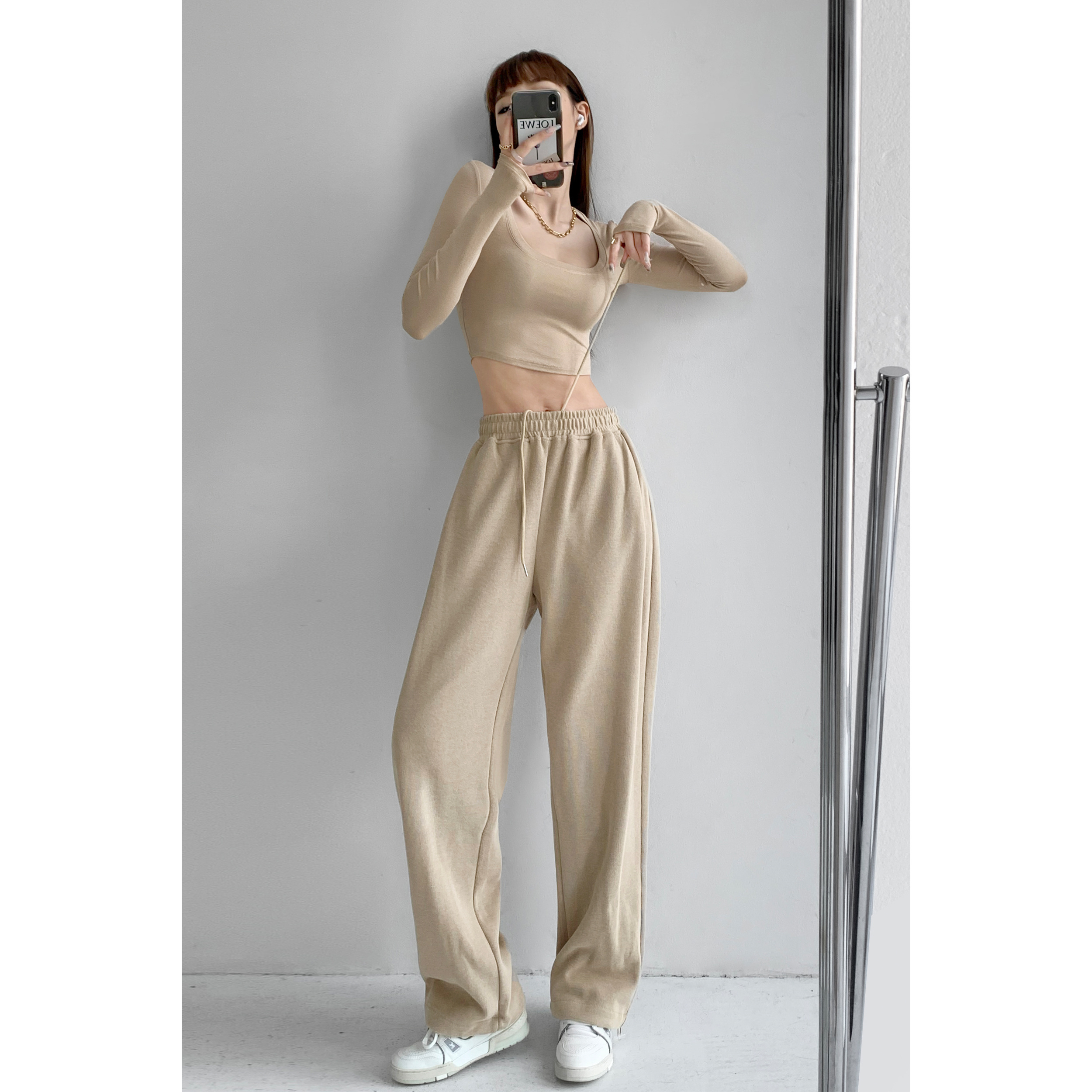 Title 5, Amerikanische lockere Sweatpants für Damen, fig...