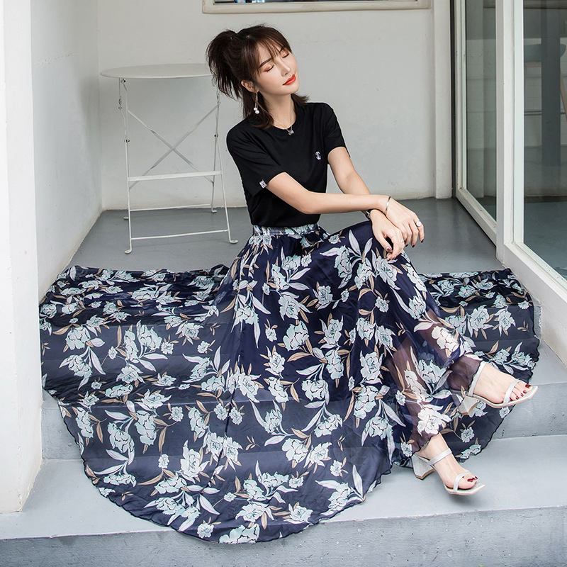 Title 2, Chiffon square silk skirt. Embrace elegance and...