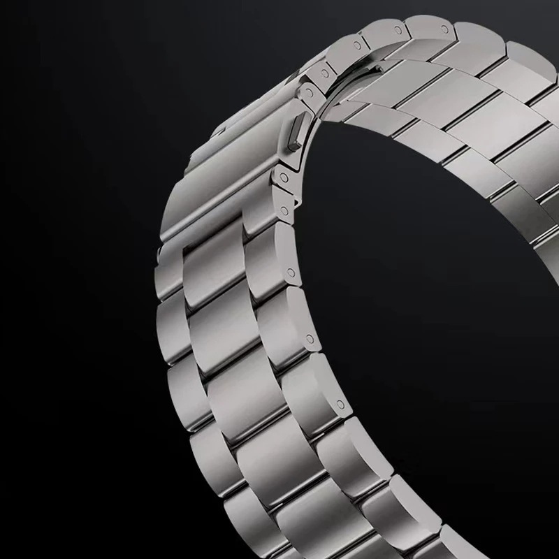 IWatch8 7 6 543 Particles Three Plants Titanium Alloy Watch Strap - Image 12